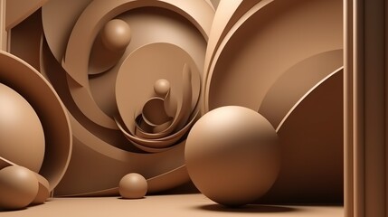 Fondo 3d abstracto. Generado por IA.