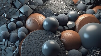 Fondo abstracto 3d. Generado por IA.