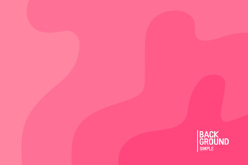 Abstract background in pink colors. Fluid banner template vector illustration.