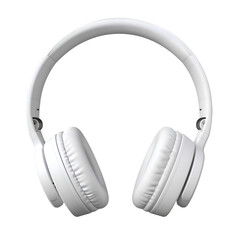 yellow headphones object on isolated transparent background
