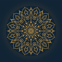 Luxury mandala design background premium vector