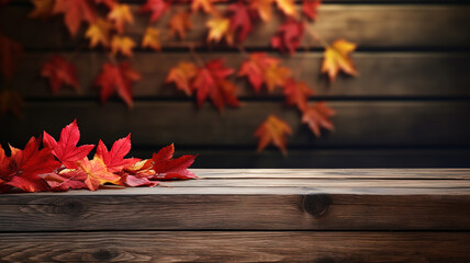 Obraz premium Autumn decoration with flowers in corner. Generative Ai