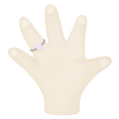 Obraz premium Silver Day, Exchange silver accessories like rings, Valentine days.