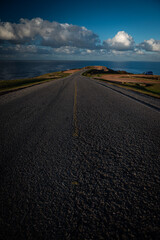 road to the sea and sky