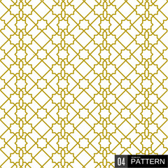 Fototapeta premium Islamic Pattern ornament, ethnic stylized seamless pattern, traditional art of Arabic, Persian, Moroccan, Turkish.