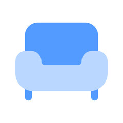 sofa duotone icon