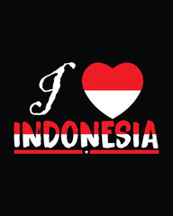 Indonesia independence day vector design with bird graphic illustration. suitable for t-shirt or sticker design.