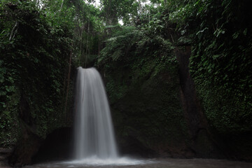 Tropical waterfall in Bali, Indonesia