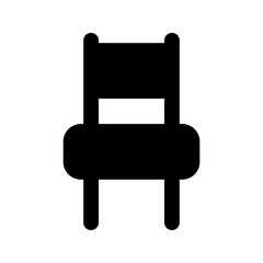 chair glyph icon