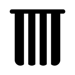 curtain glyph icon