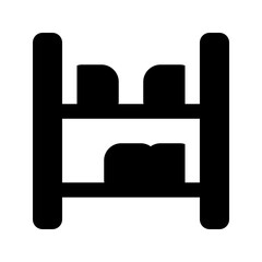 shelves glyph icon