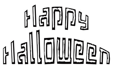 HAPPY HALLOWEENの文字素材