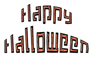 HAPPY HALLOWEENの文字素材
