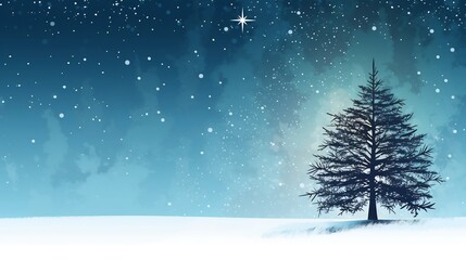 Christmas tree, snow, holiday, winter, decoration, festive, evergreen, season, cold, white
