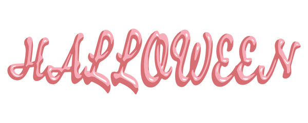 HALLOWEENの文字の素材