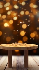 Obraz premium Bokeh Table Background