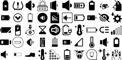 Big Collection Of Low Icons Pack Isolated Infographic Symbol Menstrual, Spice, Icon, Low Element For Apps And Websites
