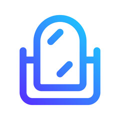 mirror gradient icon