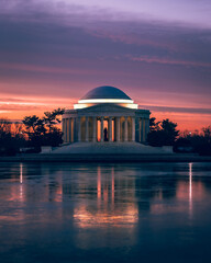 Obraz premium Jefferson Memorial Before Dawn