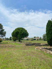 Site archéologique à Lattes, Occitanie