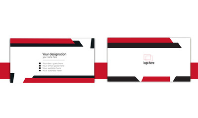 Modern and corporate bussiness card.