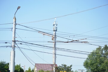 power lines and line