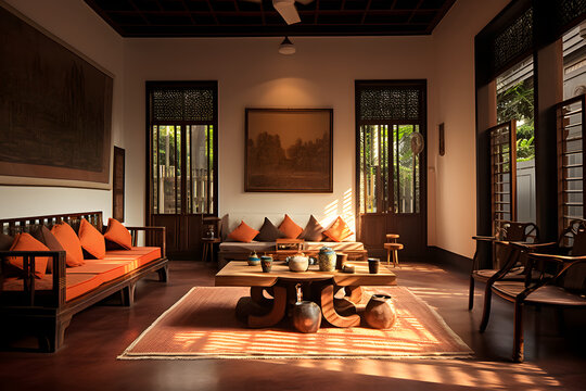 modern indian living room
