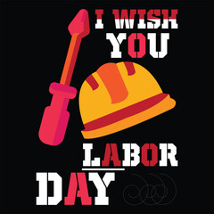 best happy labor day t shirt design vector
