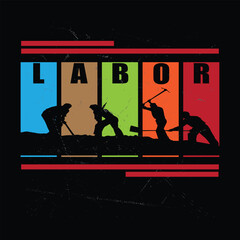 best happy labor day t shirt design vector