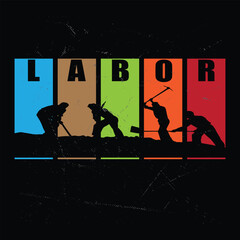 best happy labor day t shirt design vector