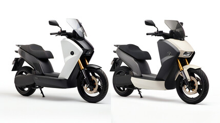 Obraz premium Electric Scooters, e-scooter on white background