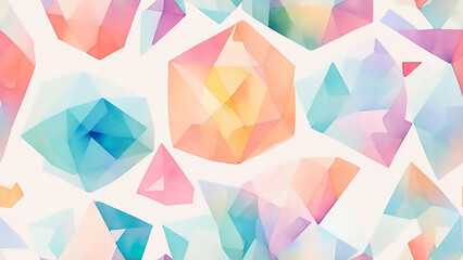 Colorful origami crystal background. Vector illustration for your design.