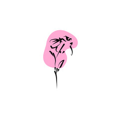 flower logo illustration