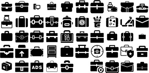Mega Collection Of Case Icons Collection Linear Infographic Elements Icon, Research, Explore, Historical Logotype Isolated On Transparent Background