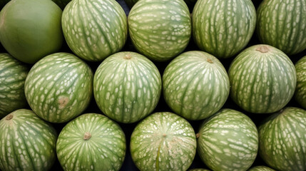 Many Delicious Sweet Watermelons. Generative AI