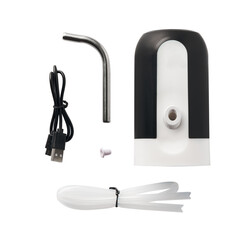 Electric water cooler pump on the white background