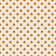 Repeat little pumpkin pattern