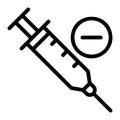 delete line icon