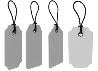 blank price tag