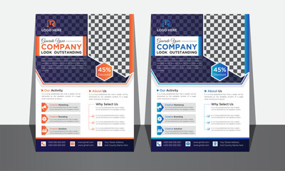 Clean Business Flyer | Minimal Corporate Flyer Template