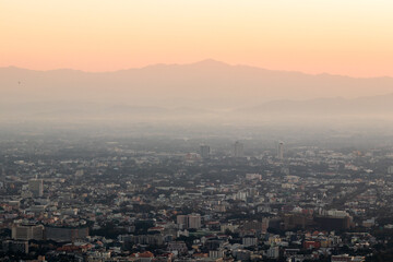 Fototapeta na wymiar view of the Chiang Mai city