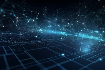 Obraz premium Abstract, Technology, Background, Digital Art, Tech Design, Futuristic, Innovation, Cyber Space, Data Visualization, Creative Technology