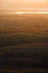 sunrise over the mountains, Bueng Kan
