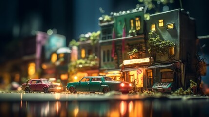 Capturing the Urban Glow: Mesmerizing Nightscenes of Riverside Cities, generative AIAI Generated