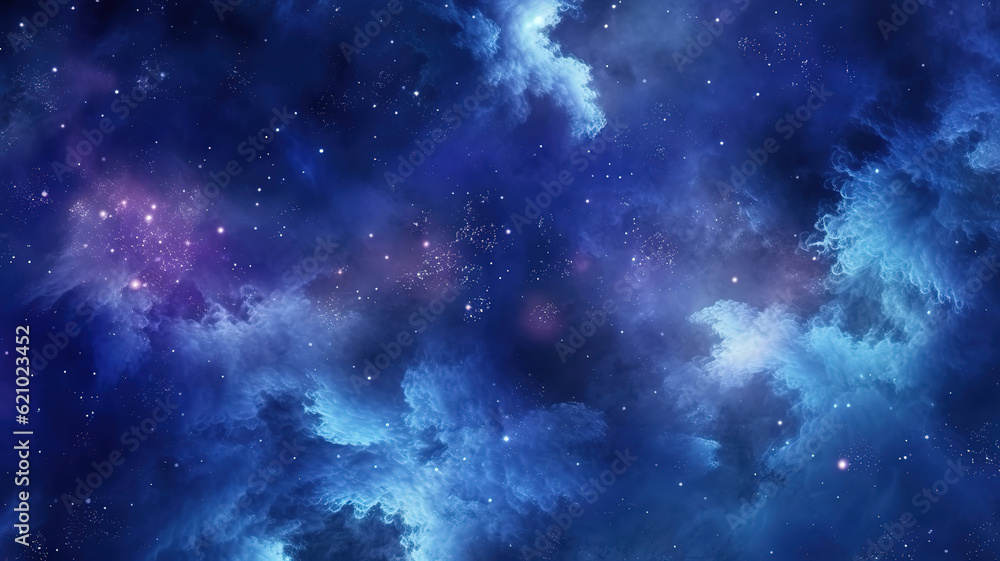 Poster seamless outer space background texture. generative ai