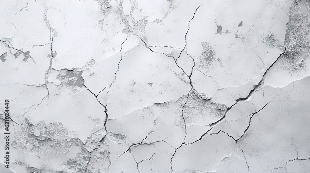 Poster grey marble texture background design with white curly vines. generative ai