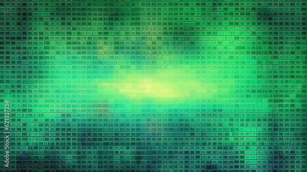 Aufkleber glitched and distorted tv screen with static pixel noise. generative ai