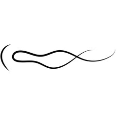 Outline  breath of wind.