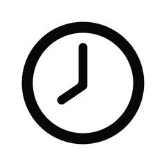 Time and Clock icon vector illustration design template.