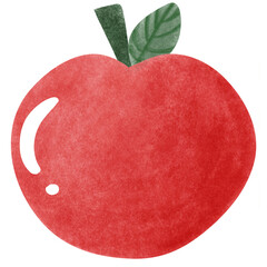 red apple
